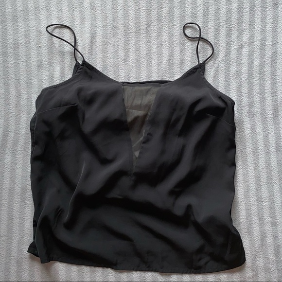 Vero Moda black tank with mesh V - Picture 2 of 4